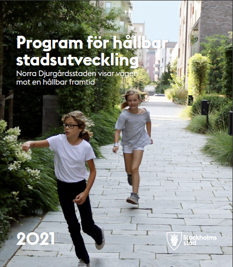 Omslagsbild av dokument med två springande flickor